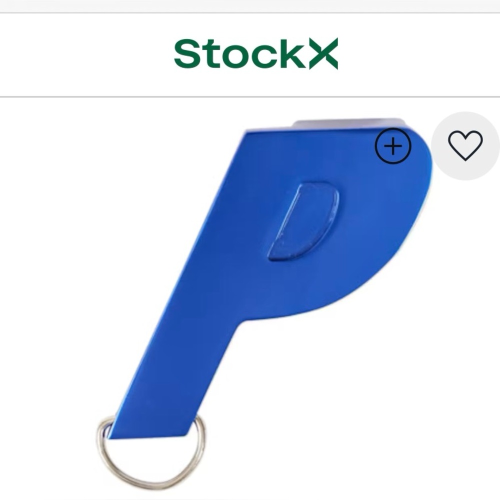 Palace P Blue Keychain Bottle Opener